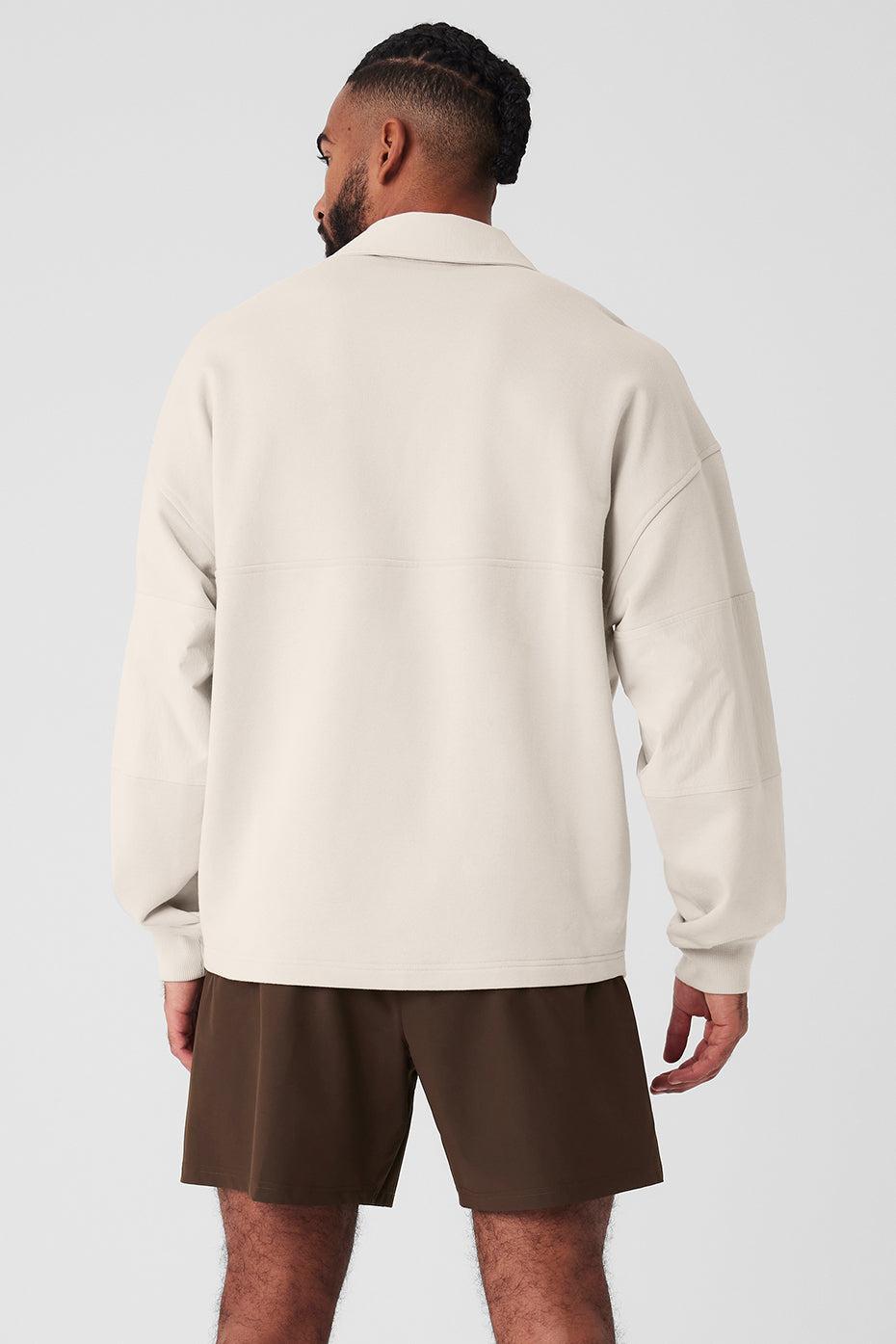 Mixmatch Rugby Sweatshirt - Bone Male Product Image