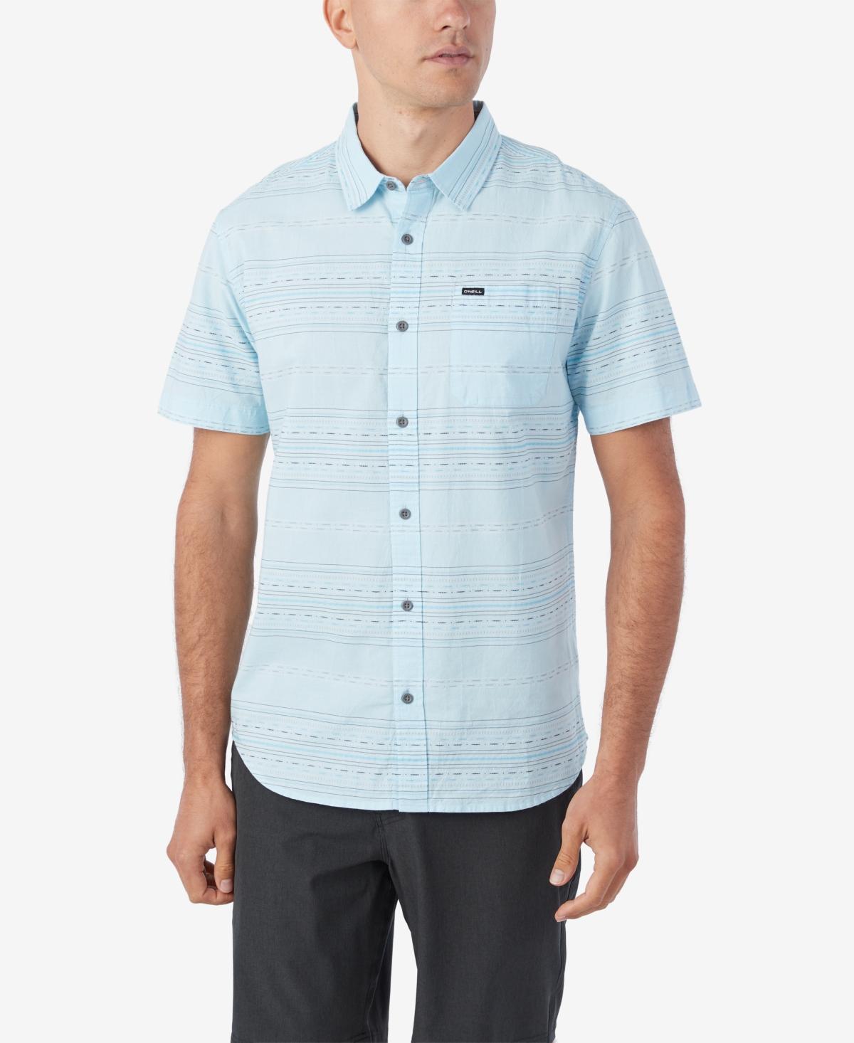 ONeill Seafarer Stripe Short Sleeve Button-Up Shirt Product Image