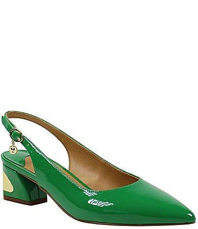 J. Renee Shayanne Patent Slingback Pumps product image