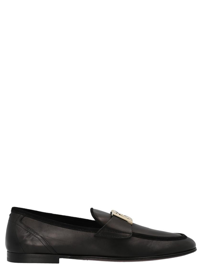 Black Logo Loafers Product Image