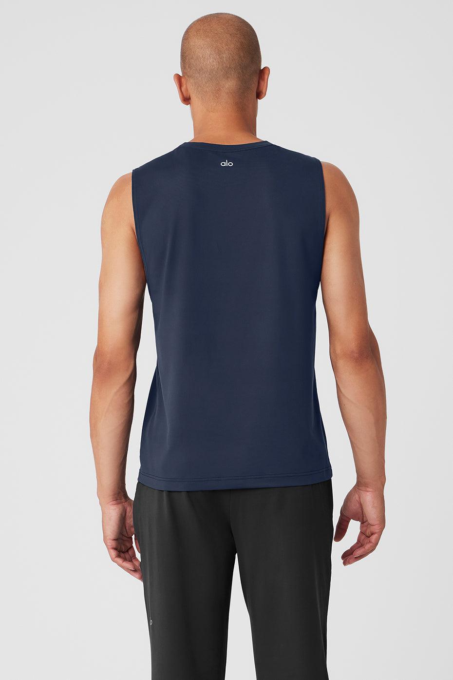 Conquer Muscle Tank - Navy Male Product Image