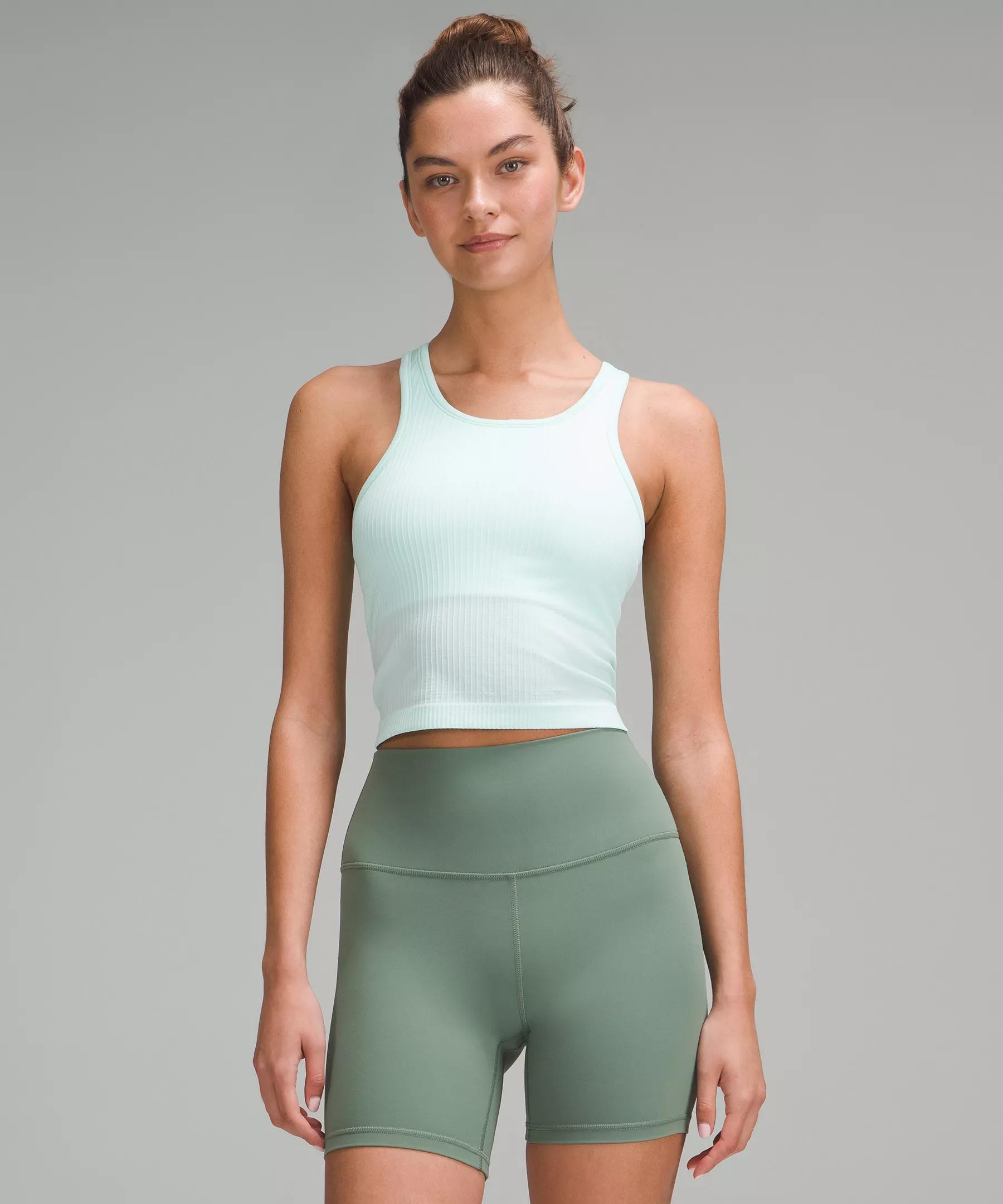 Ebb to Street Cropped Racerback Tank Top *Light Support, B/C Cup Product Image