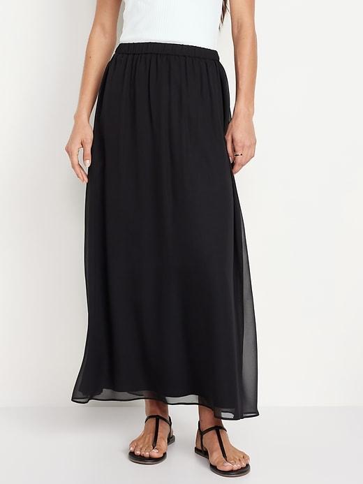 Chiffon Maxi Skirt Product Image