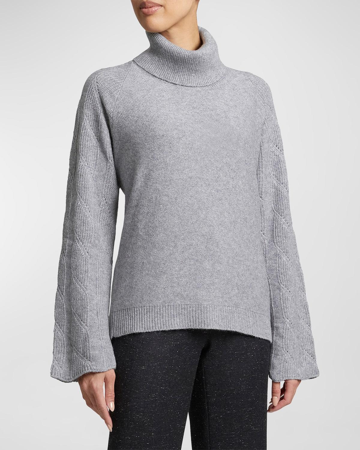 Womens Mohair-Blend Turtleneck Sweater product image