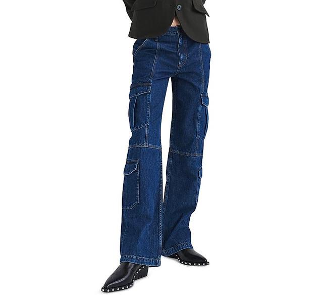 rag & bone Cailyn High Rise Straight Cargo Jeans in Ari Product Image