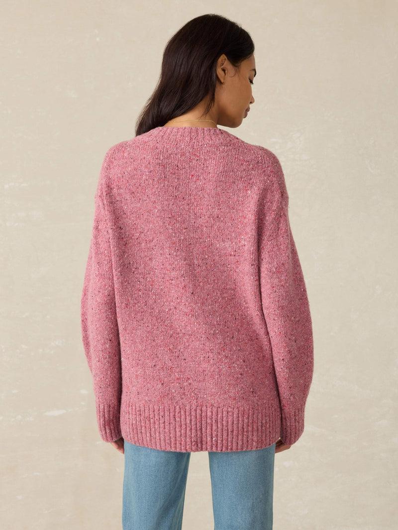 Driftwood Donegal Sweater - Berry Shake Product Image