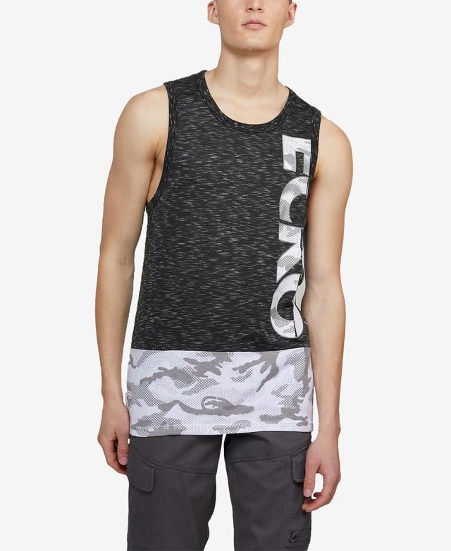 Ecko Unltd Mens Big and Tall Camo Bib Tank Top Product Image