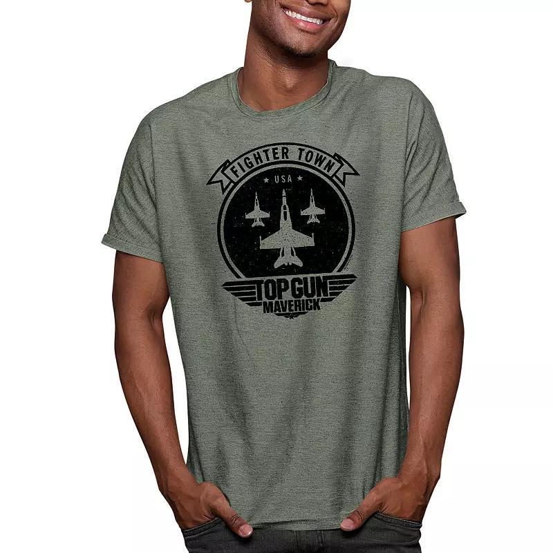 Mens Top Gun Maverick Fighter Town Tee Product Image