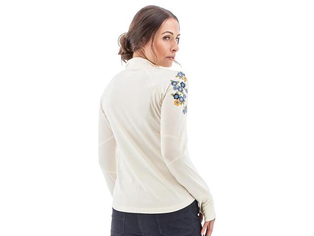 Aventura Clothing Inspire 1/4 Zip (Egret) Women's Clothing Product Image