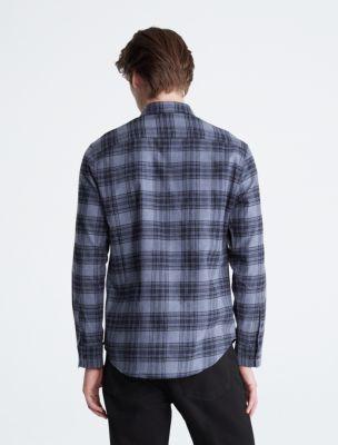 Plaid Flannel Classic Button-Down Shirt Product Image