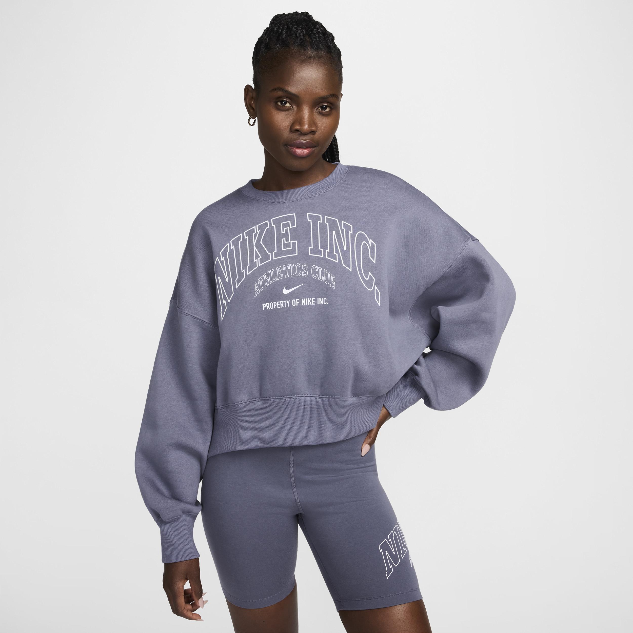 Womens Nike Sportswear Phoenix Fleece Over-Oversized Crew-Neck Sweatshirt Product Image