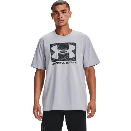 Mens Under Armour Camo Boxed Logo Tee Red Product Image