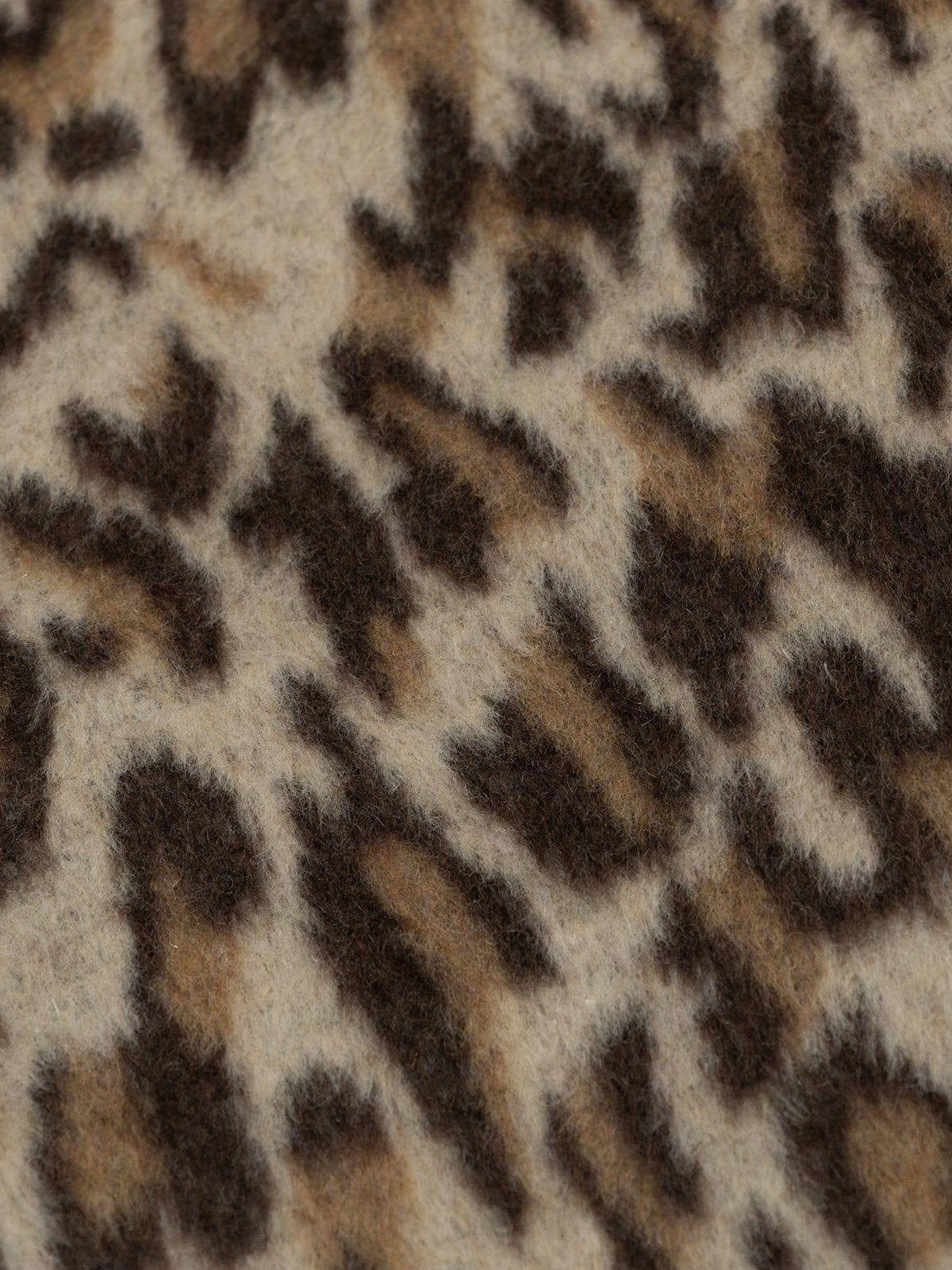 Aelfric Eden Leopard Print Varsity Jacket Product Image