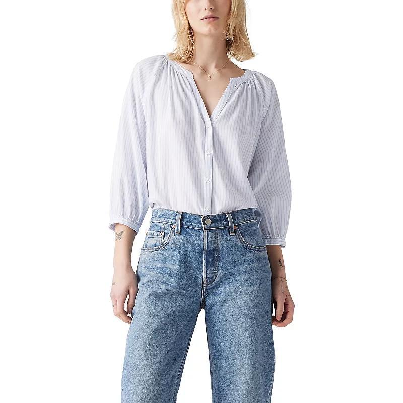 Womens Levis Mirabelle Button Front Long Sleeve Blouse Product Image