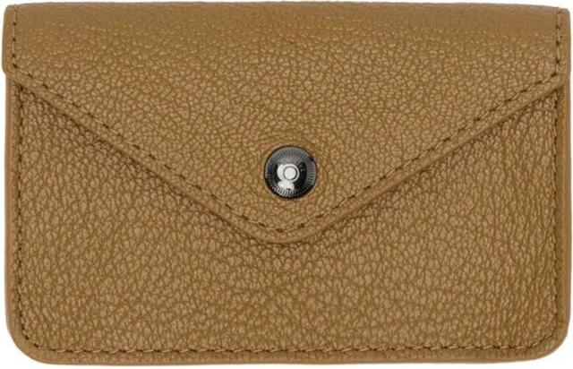 LEMAIRE Tan Enveloppe Coin Pouch In Gr676 Bronze Khaki Product Image