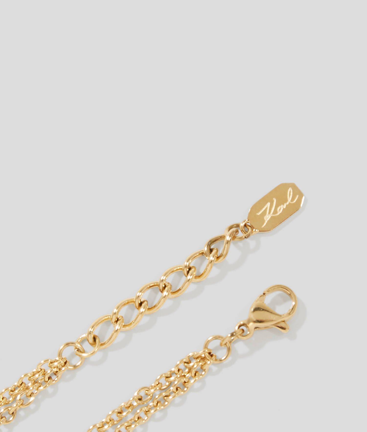 KARL SIGNATURE PAVÉ CHARM BRACELET Product Image