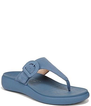 Vionic Activate Recovery Suede EVA Platform Thong Sandals Product Image