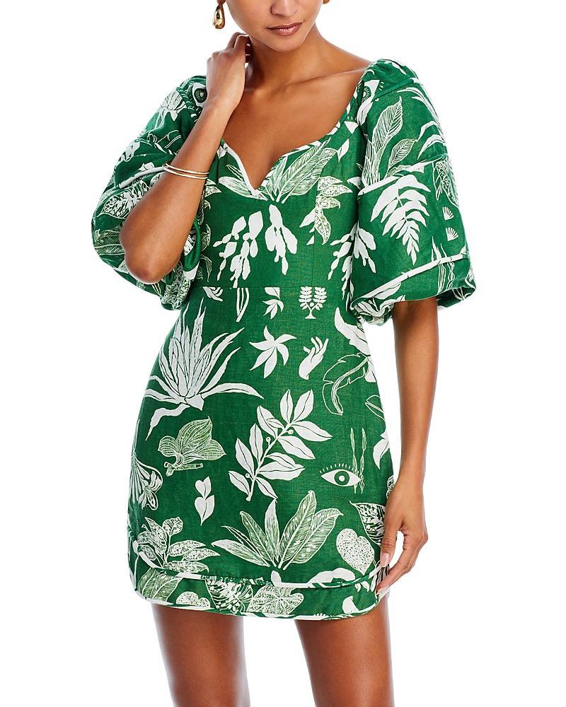 Farm Rio Forest Soul Linen Mini Dress Product Image