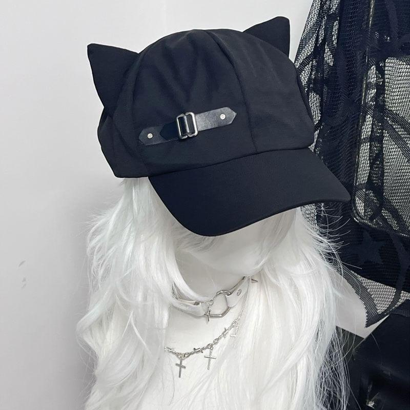 Cat Ear Buckled Cap product image