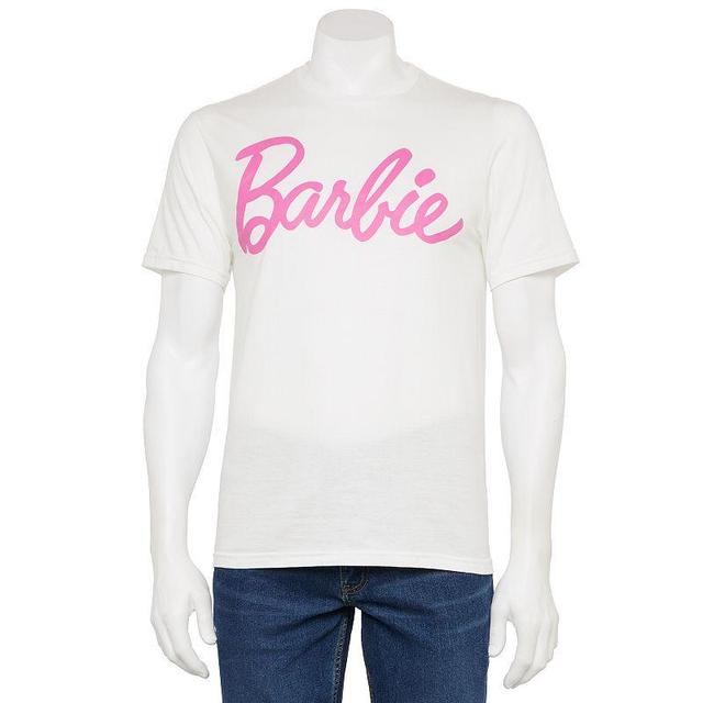 Short Sleeve Barbie Graphic Tee, Womens White Product Image