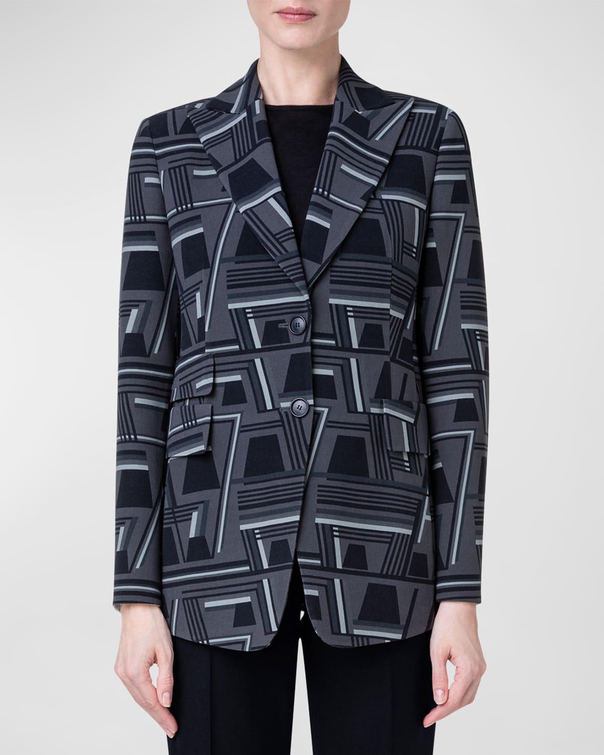 Womens ZigZag Trapezoid Jacket Product Image