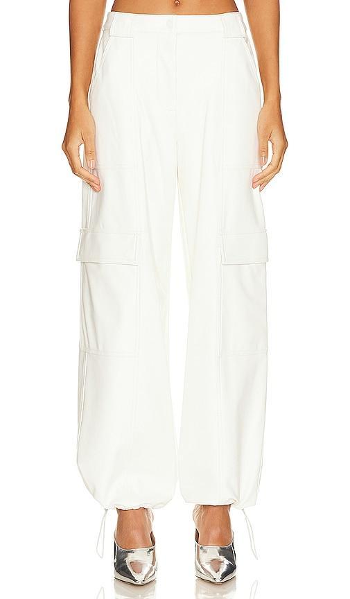 Luxe Faux Leather Cargo Pant Product Image