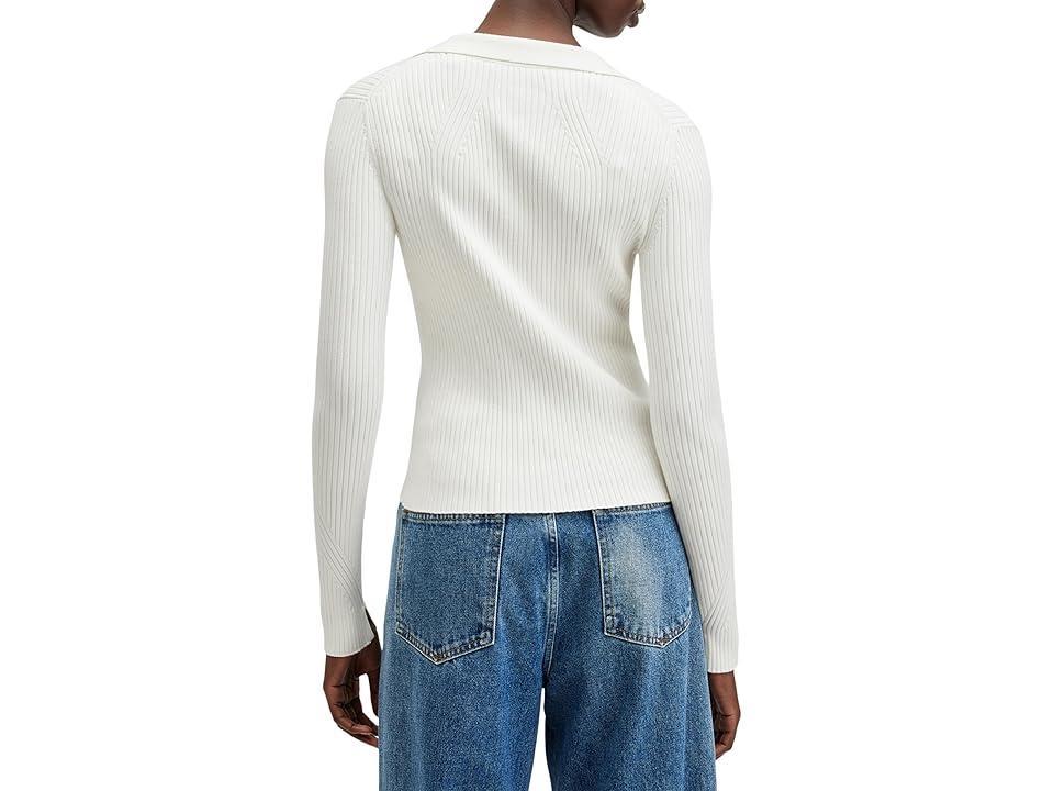 AllSaints Cruz Cardigan (Chalk ) Women's Sweater Product Image