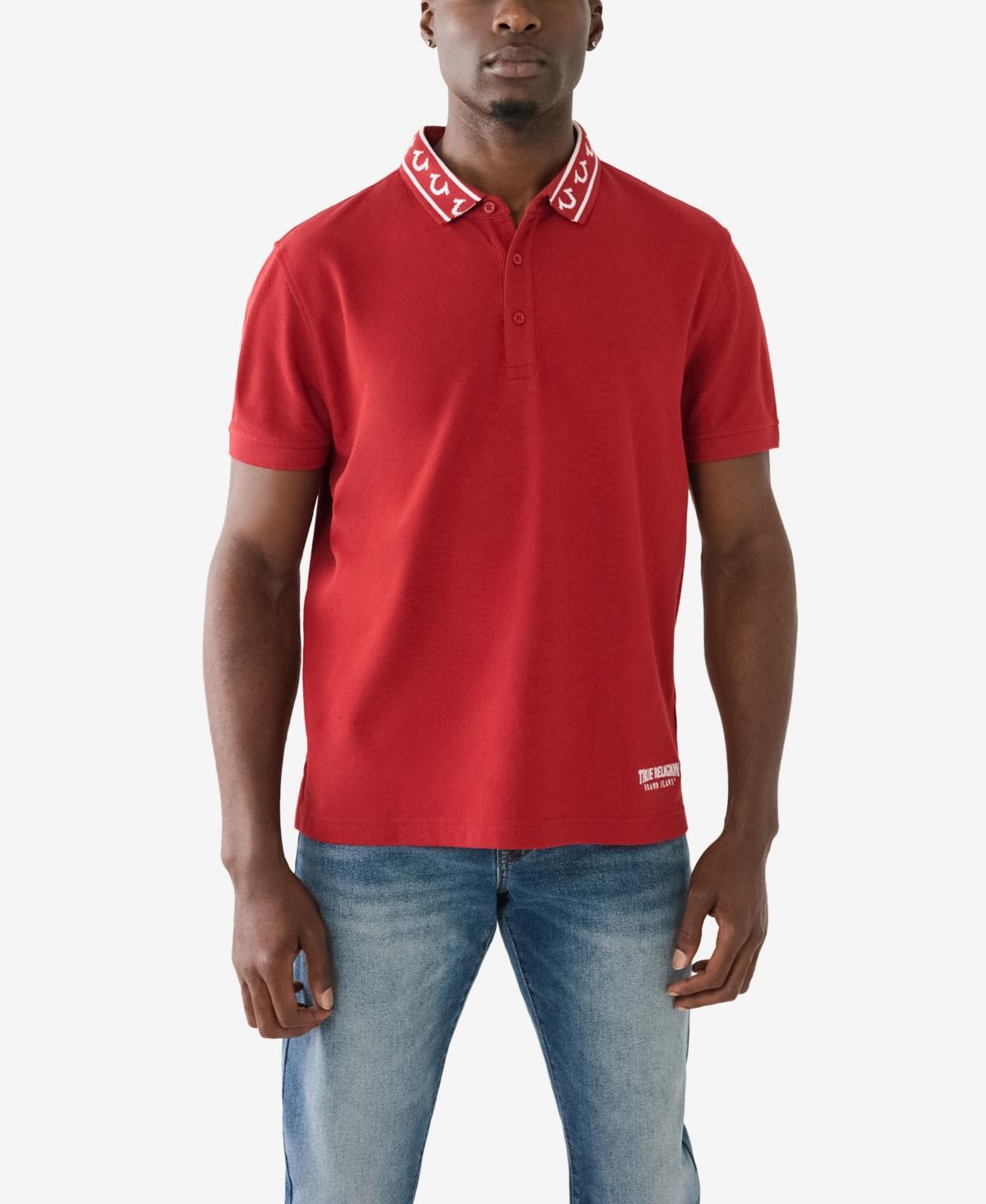 True Religion Mens Short Sleeve Relaxed Polo Shirt Product Image