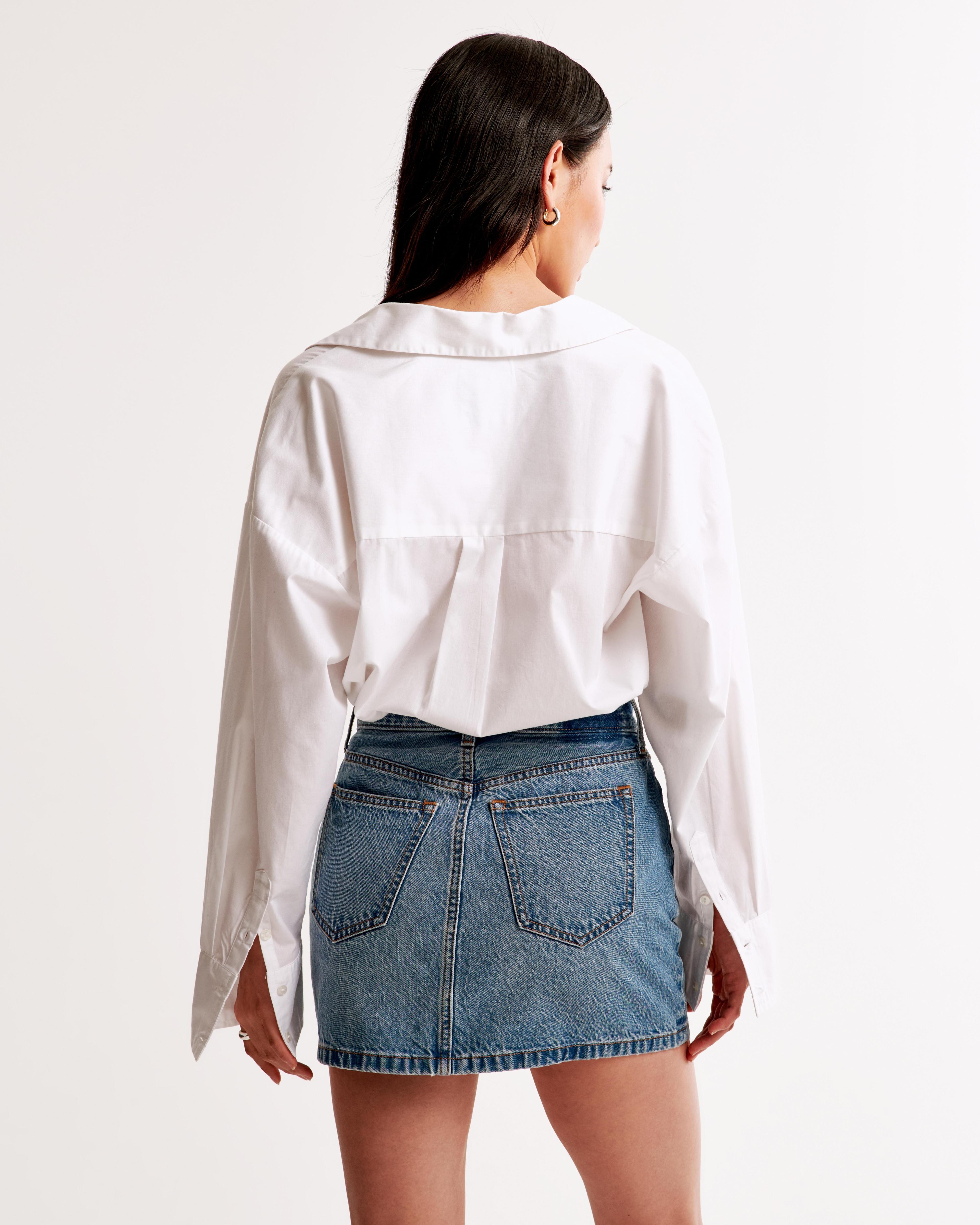 Denim Mini Skirt Product Image