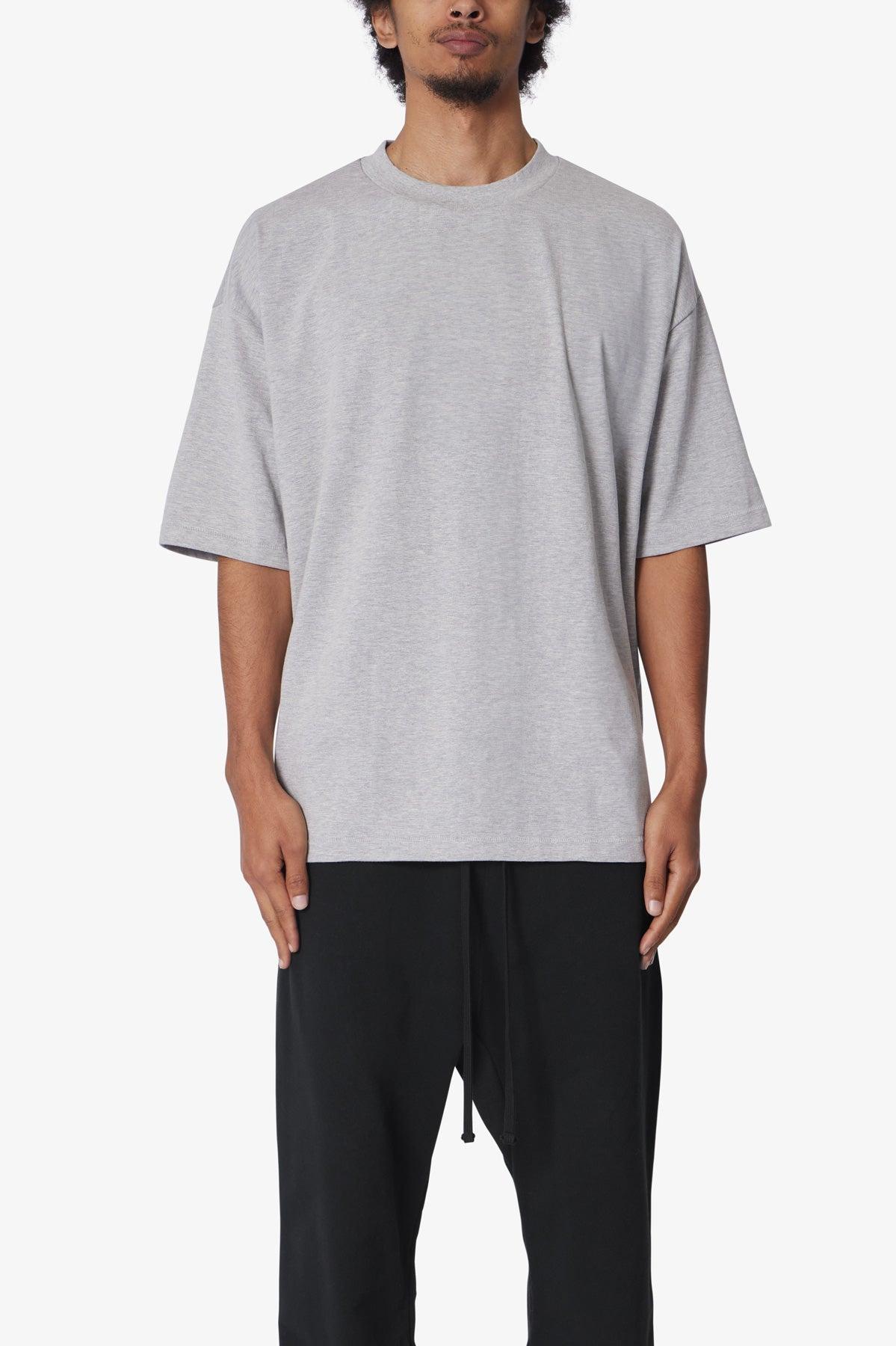 Heavy Every Day Boxy Tee - Marled Grey Product Image