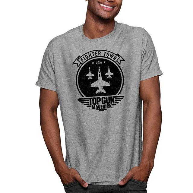 Mens Top Gun Maverick Fighter Town Tee Product Image