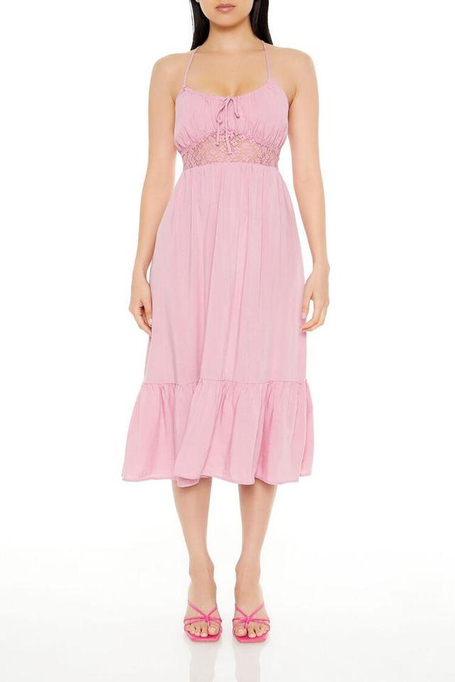 Lace Crisscross Cami Midi Dress | Forever 21 Product Image