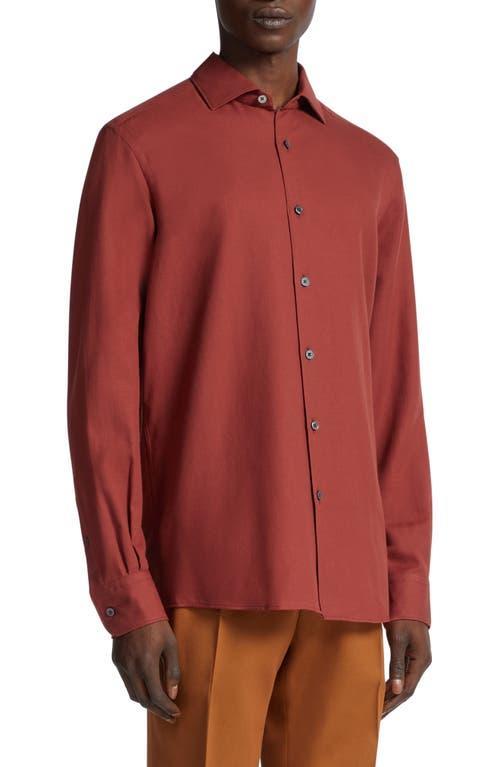 Zegna Cashco Regular Fit Button Down Shirt Product Image