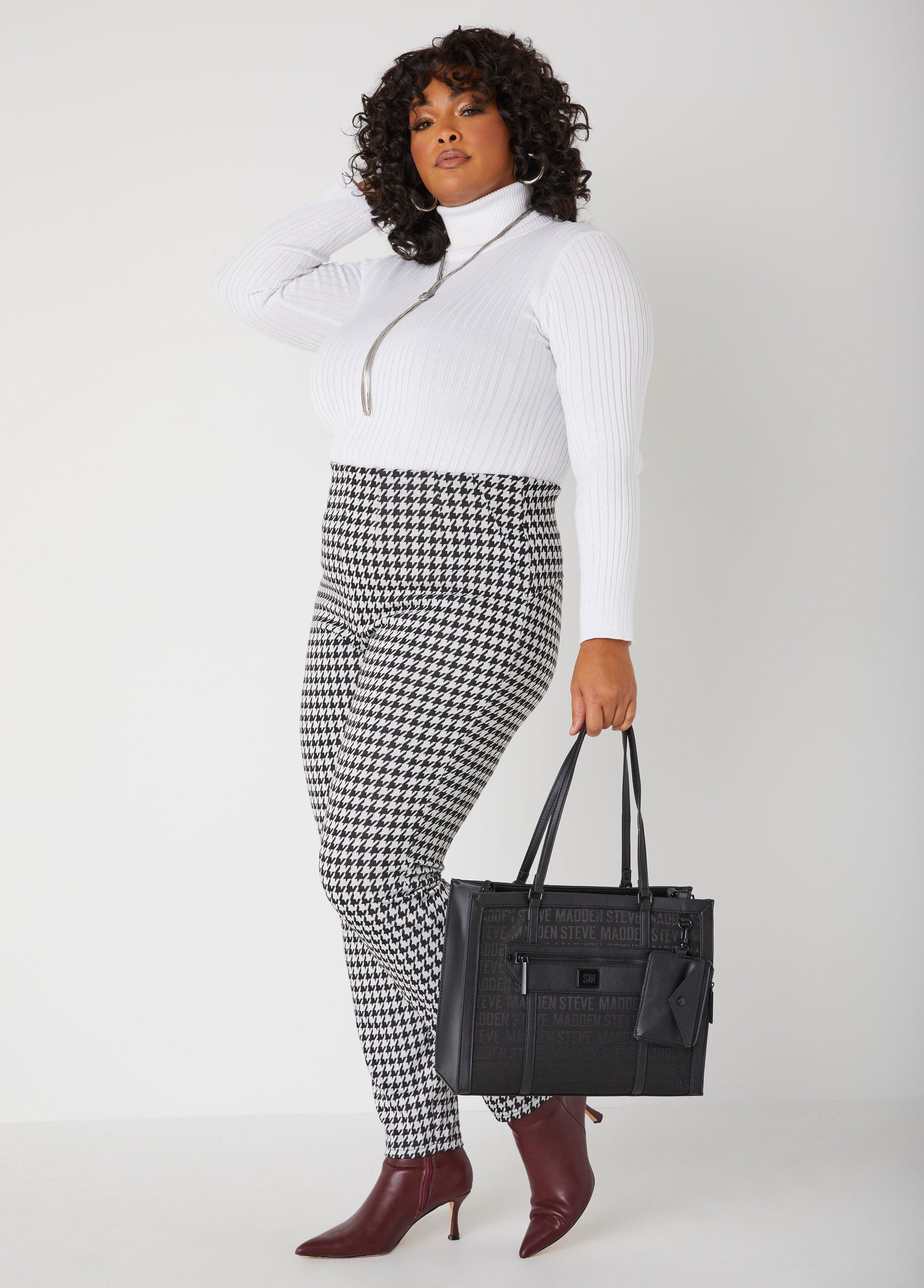 Houndstooth High Rise Leggings Product Image