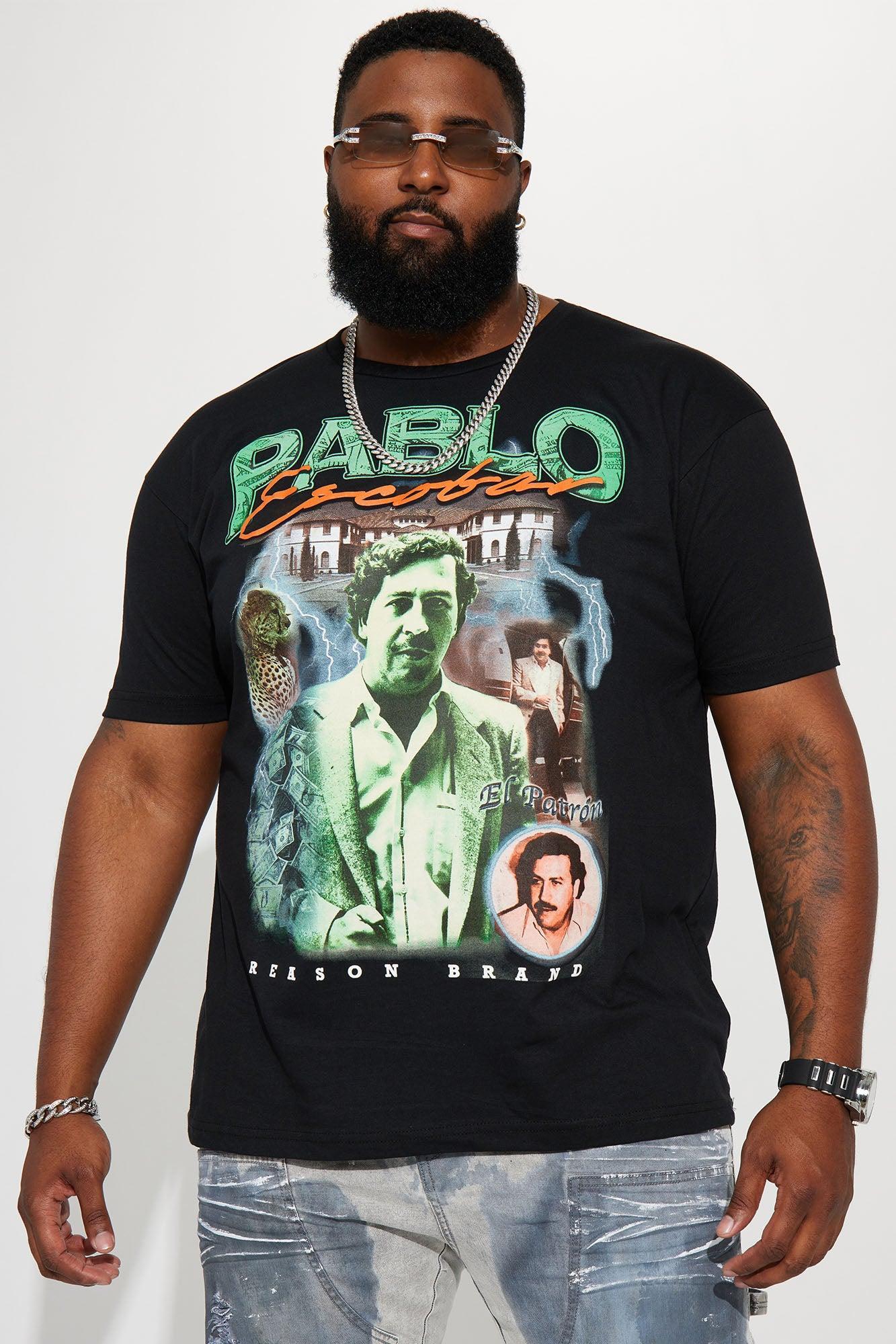 Pablo Escobar Remembrance Short Sleeve Tee - Black Product Image