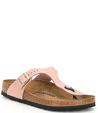 Birkenstock Womens Gizeh Nubuck Thong Sandals Product Image