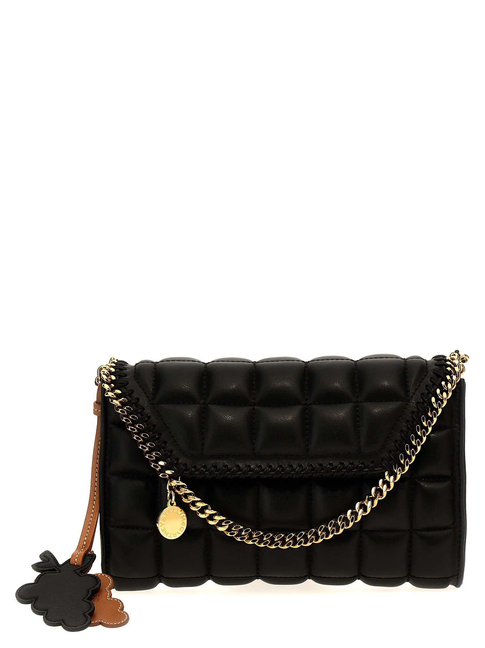 Mini Quilted Shoulder Strap In Black Product Image