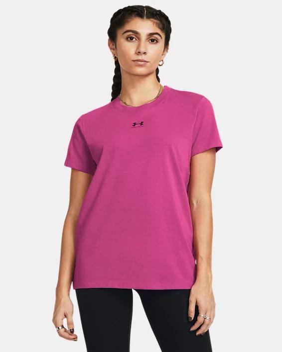 Womens Under Armour Rival Core Short Sleeve Tee Product Image