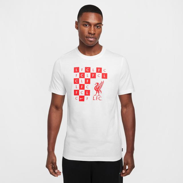 Liverpool FC Men's Nike Soccer Checkered T-Shirt Product Image