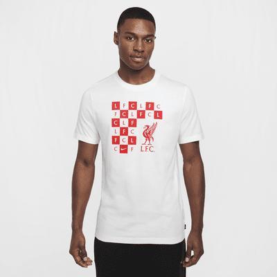 Liverpool FC Men's Nike Soccer Checkered T-Shirt Product Image