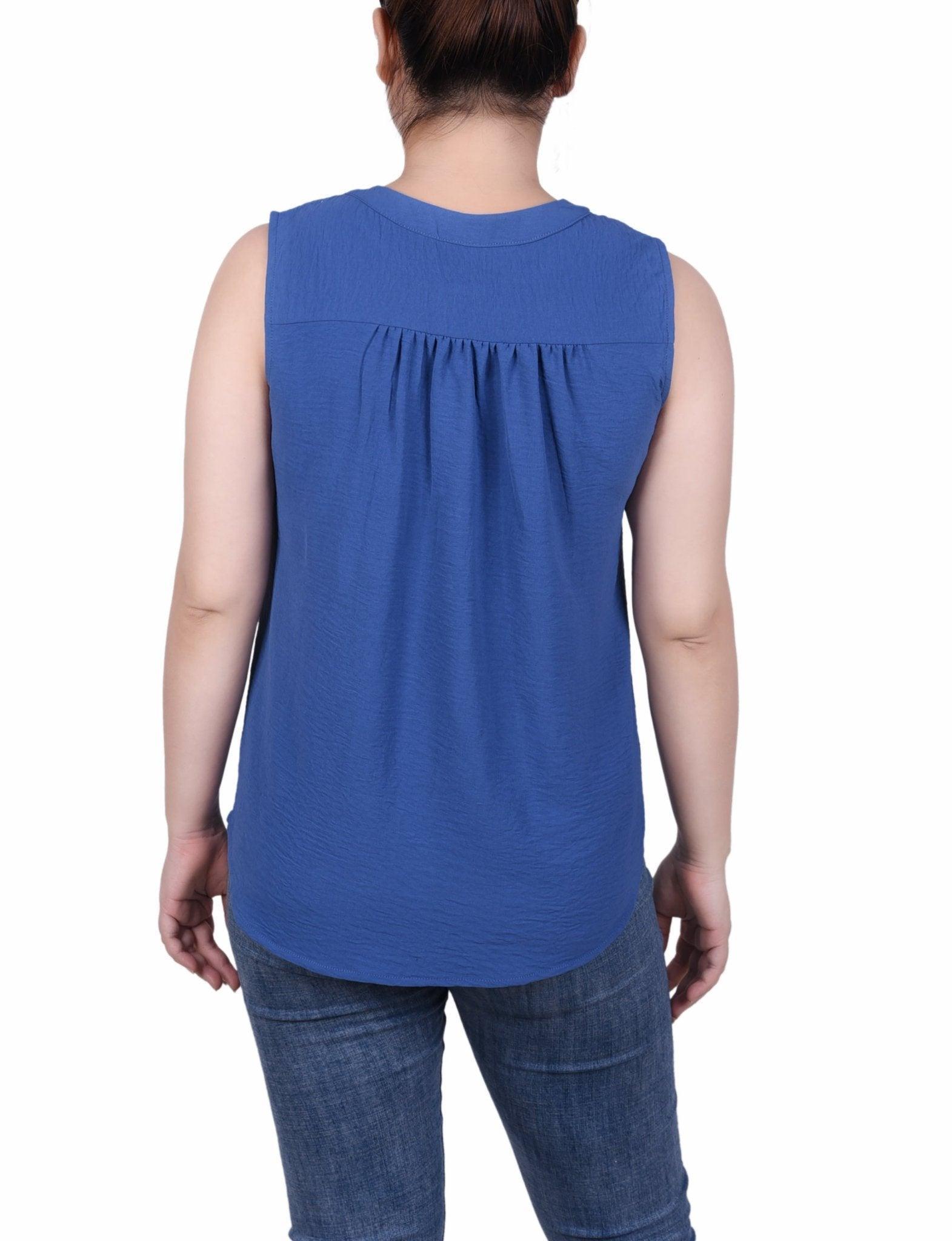 Sleeveless Air Flow Blouse - Petite Product Image