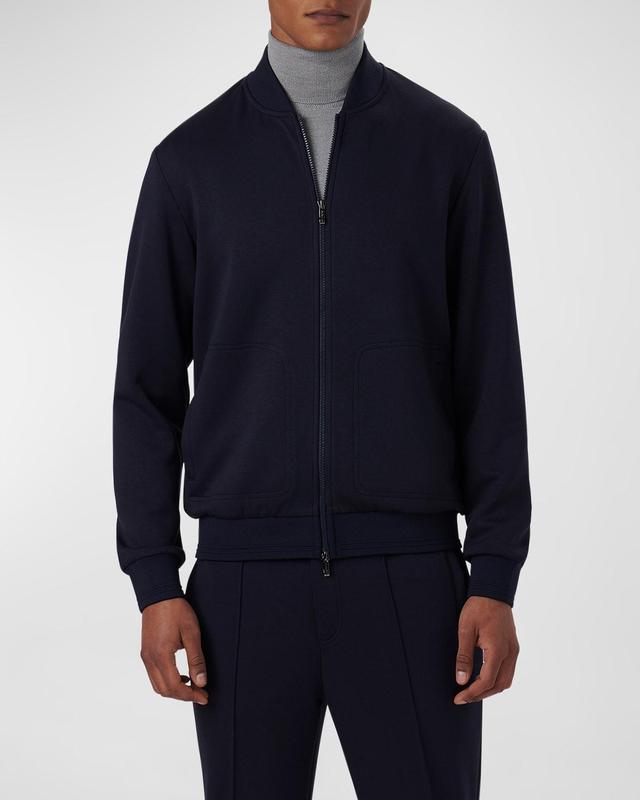 Bugatchi Zip-Up Bomber Jacket Product Image