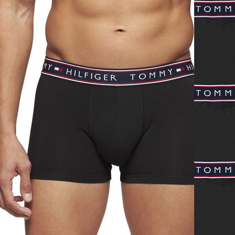 Tommy Hilfiger Men's Cotton Stretch Trunk 3-Pack Product Image