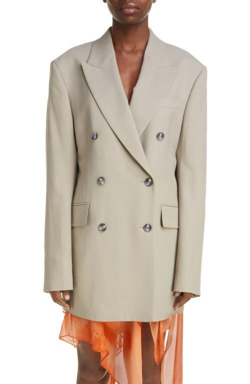 Acne Studios Jayden Herringbone Oversize Double Breasted Blazer Product Image