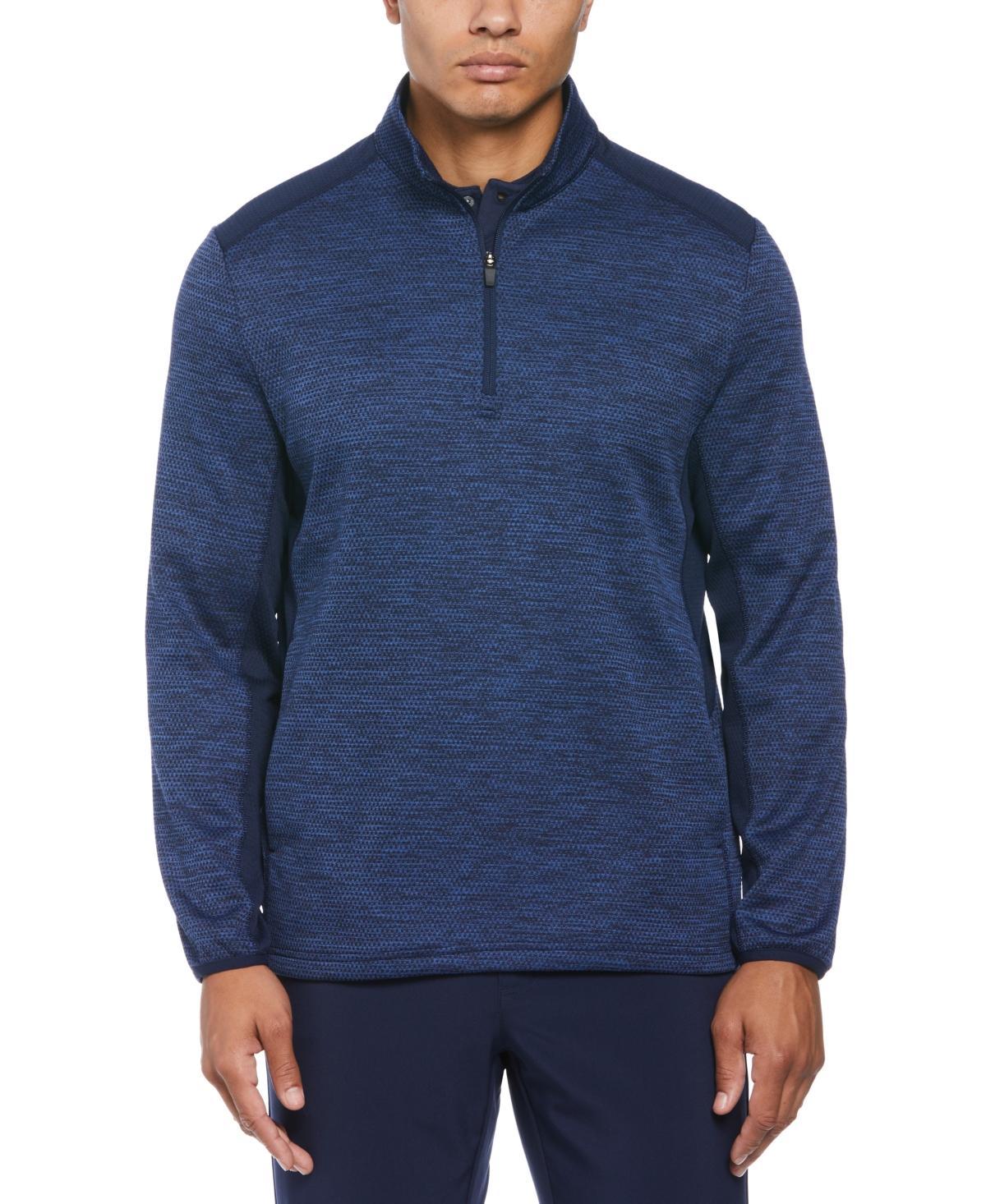 Pga Tour Mens Two-Tone Space-Dyed Quarter-Zip Golf Pullover Product Image