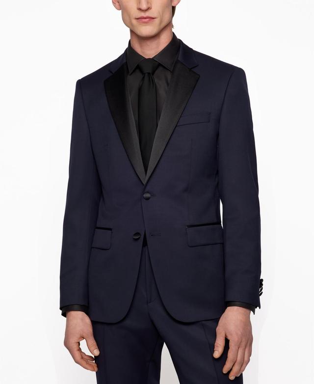 Mens Tuxedo Jacket In Virgin-Wool Serge Product Image