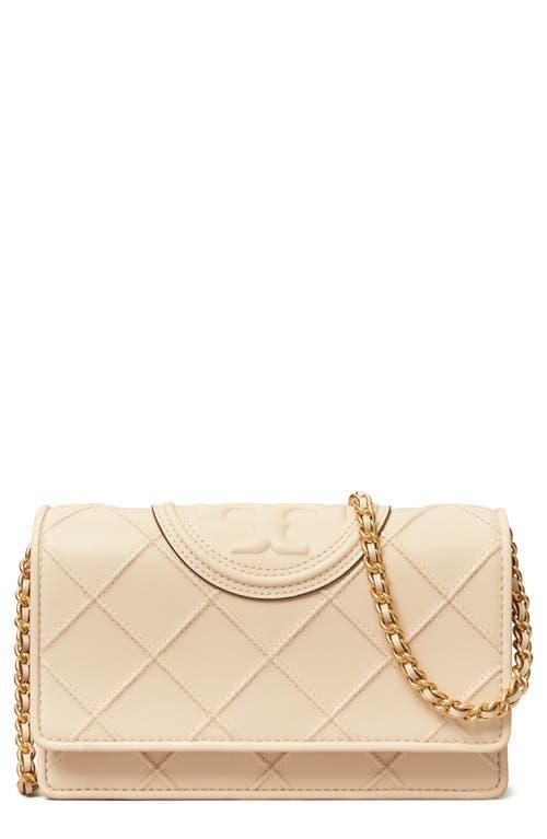 Tory Burch Fleming Soft Leather Wallet on a Chain Product Image