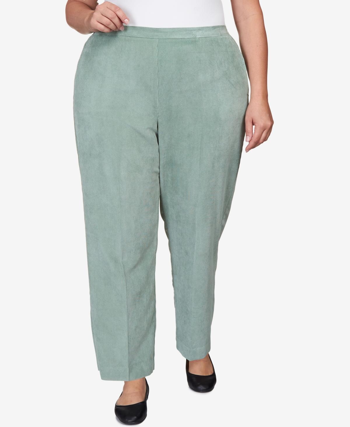 Alfred Dunner Plus Size St.Moritz Corduroy Regular Fit Average Length Pants product image