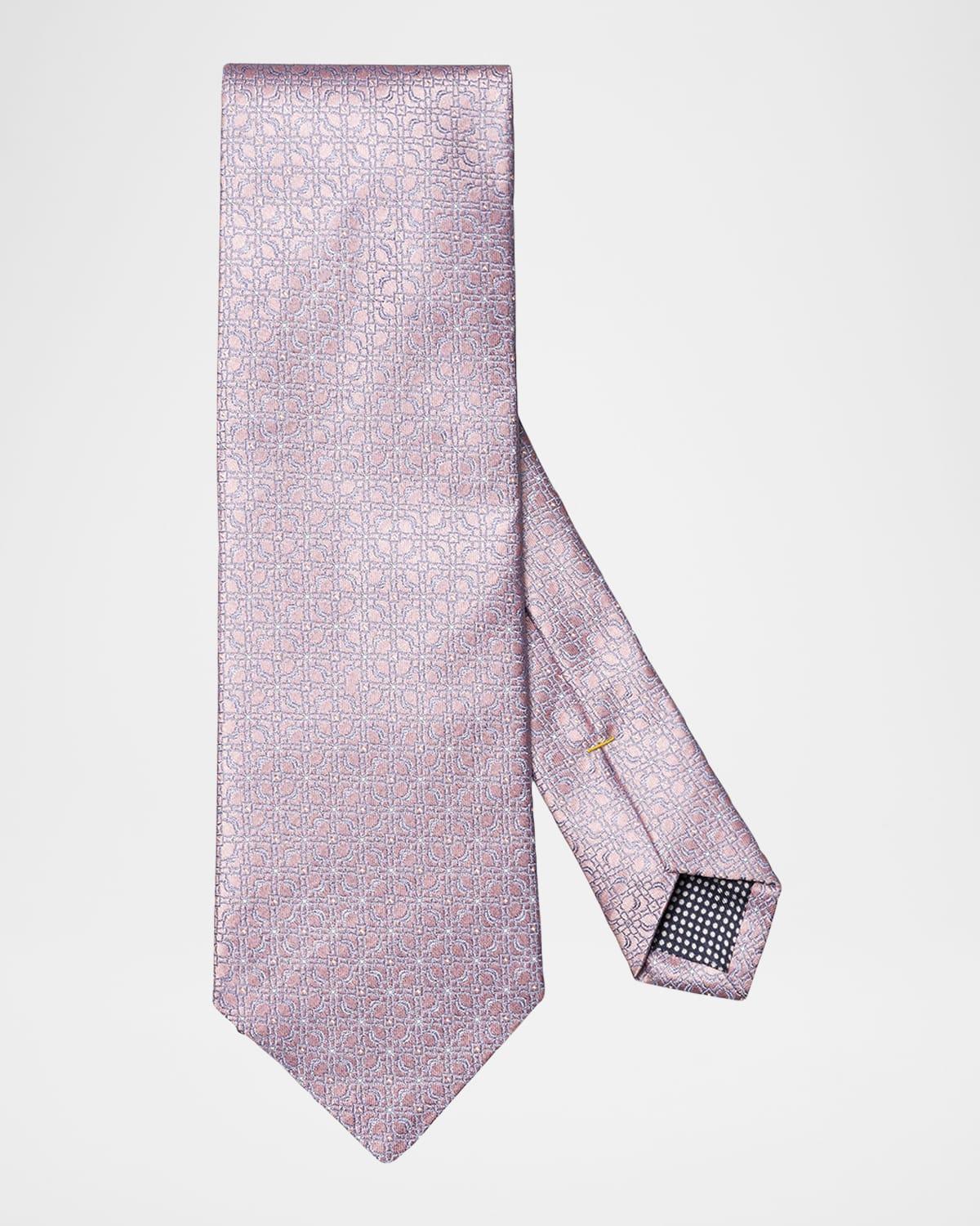 Men's Floral Silk Tie Product Image