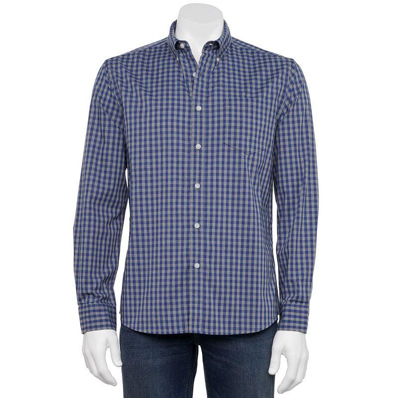 Mens Sonoma Goods For Life Slim Perfect-Length Button-Down Shirt Product Image